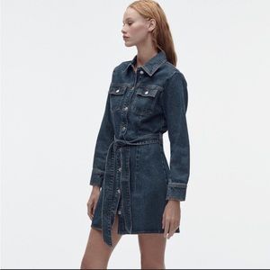 Zara Denim Dress with Belt